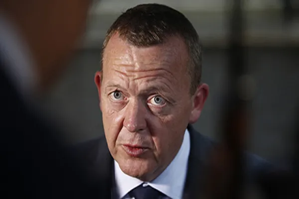 U.K. Prime Minister David Cameron Greets Danish Counterpart Lars Lokke Rasmussen