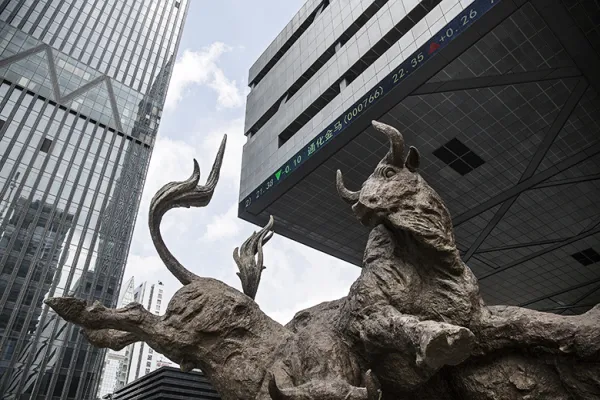 Shenzhen Stock Exchange (Qilai Shen/Bloomberg)