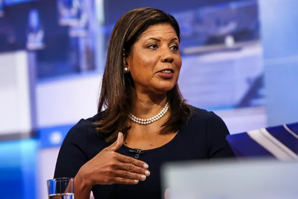 Tina Williams, CEO of FIS Group (Chris Goodney/Bloomberg)