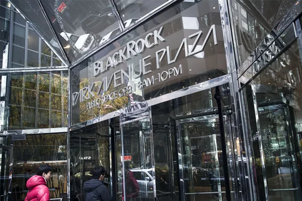 BlackRock headquarters in New York (Victor J. Blue/Bloomberg)