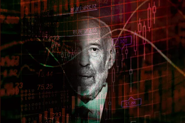 Jim Simons (Illustration by II; Amanda Gordon/Bloomberg)