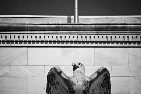 The Federal Reserve building in Washington, D.C. (Andrew Harrer/Bloomberg)