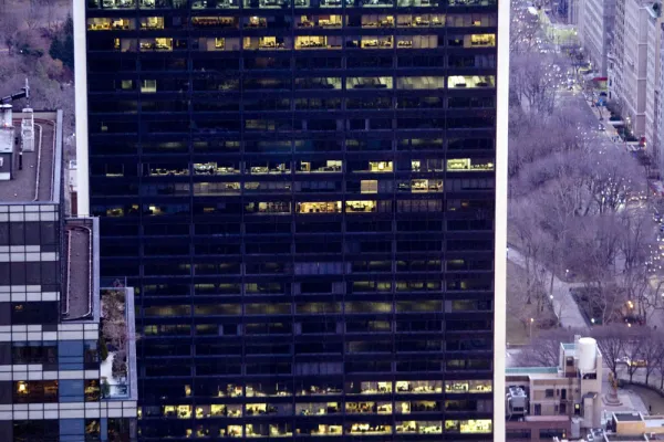 Sculptor Capital headquarters in New York. (Andrew Harrer/Bloomberg)