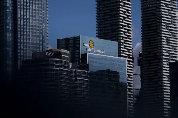 The Sun Life Financial Inc. headquarters in Toronto, Canada. (Brent Lewin/Bloomberg)