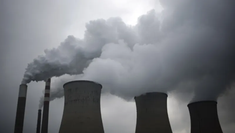 Power Production At Coal Powered TVA Fossil Fuel Plant