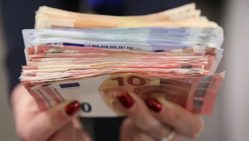 Euro Banknotes As Currency Declines To Nine-Year Low