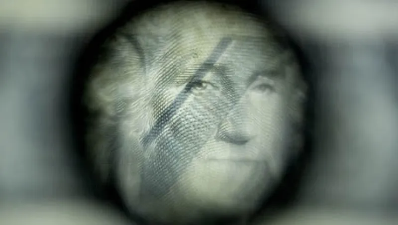 Operations At The Bureau Of Engraving And Printing As The $1 Bill Is Printed