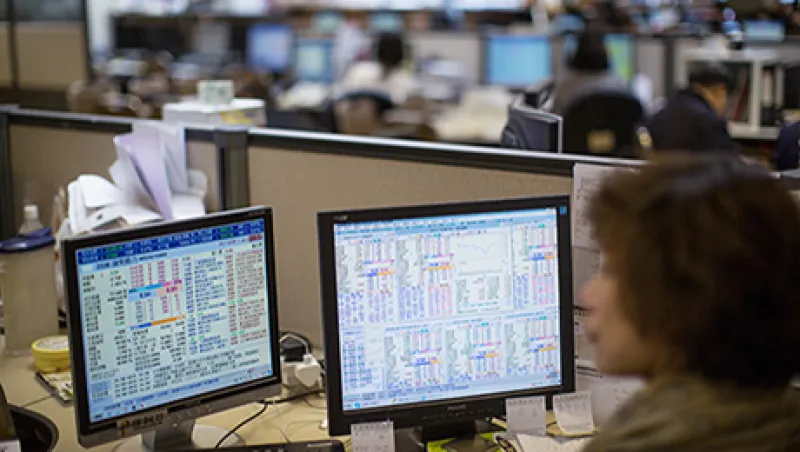 Inside A Securities Brokerage As Hong Kong Stock Plunges Fastest Since 1987 Crash