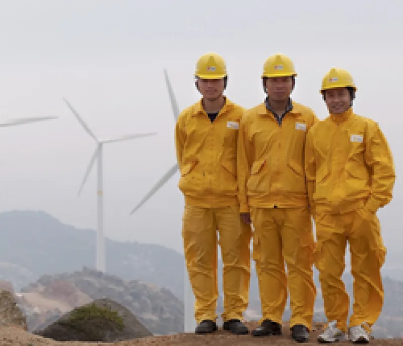 China Resources Power Wind Farm Visit