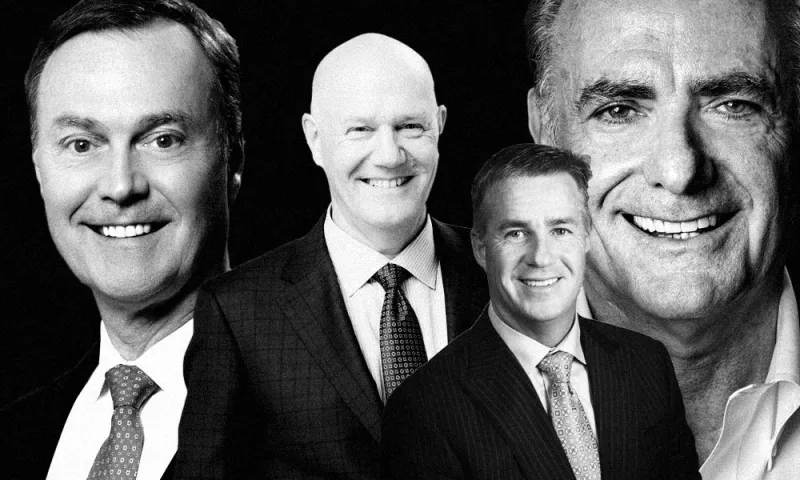 Don Lindsay, CEO of Teck Resources; Michael Emory, CEO of Allied; Keith Creel, CEO of Canadian Pacific Railway and Calin Rovinescu, CEO of Air Canada. (courtesy photos)
