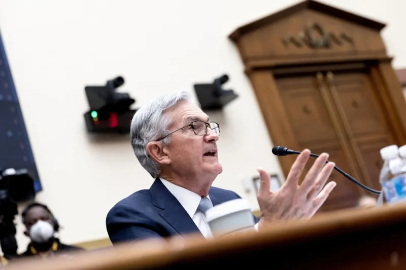 Jerome Powell (Julia Nikhinson/Bloomberg)