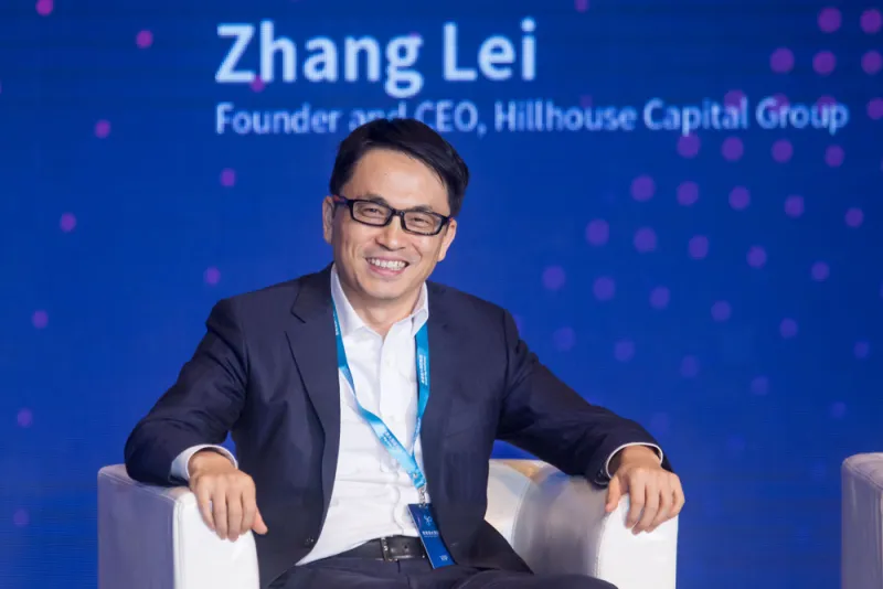 Zhang Lei, chairman and chief executive officer of Hillhouse Capital Management (Paul Yeung/Bloomberg)