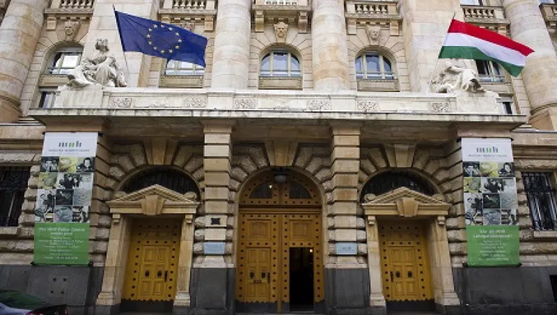 Hungarian Central Bank Executives Ferenc Gerhardt and Gyorgy Kocziszky