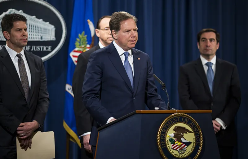 Geoffrey S. Berman, the United States Attorney for the Southern District of New York (Zach Gibson/Bloomberg)