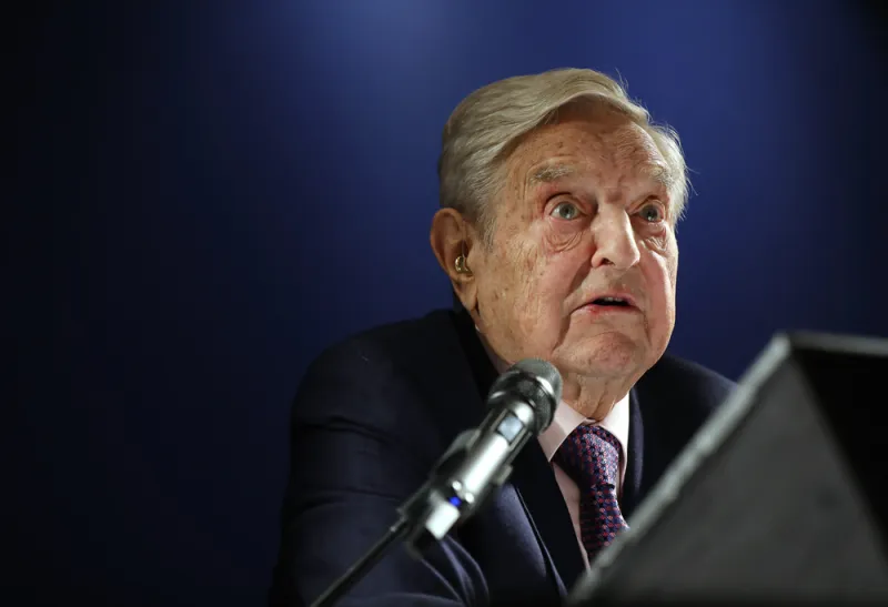 George Soros (Simon Dawson/Bloomberg)
